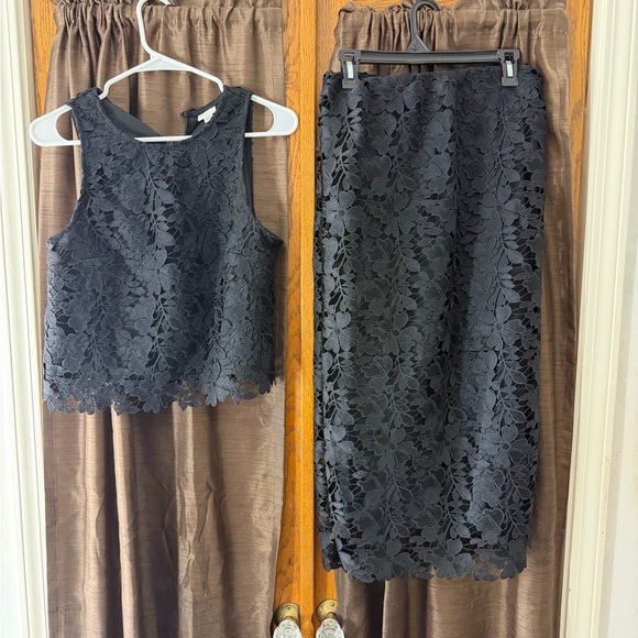 a new day Dresses & Skirts - a new day Black Lace Skirt Set